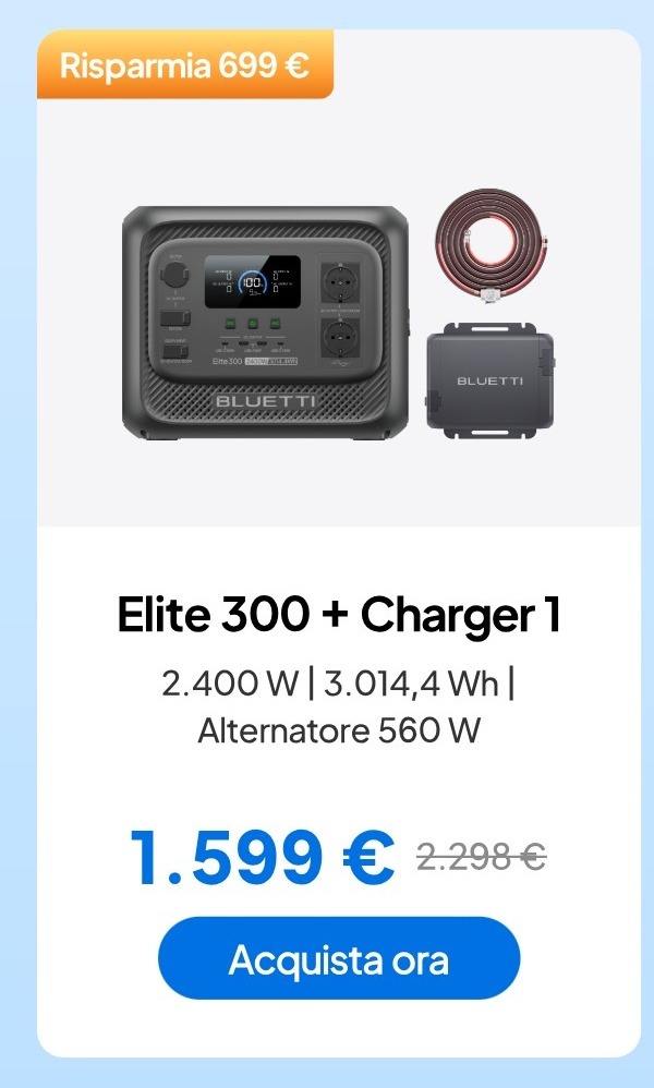 BLUETTI Elite 300+Charger 1