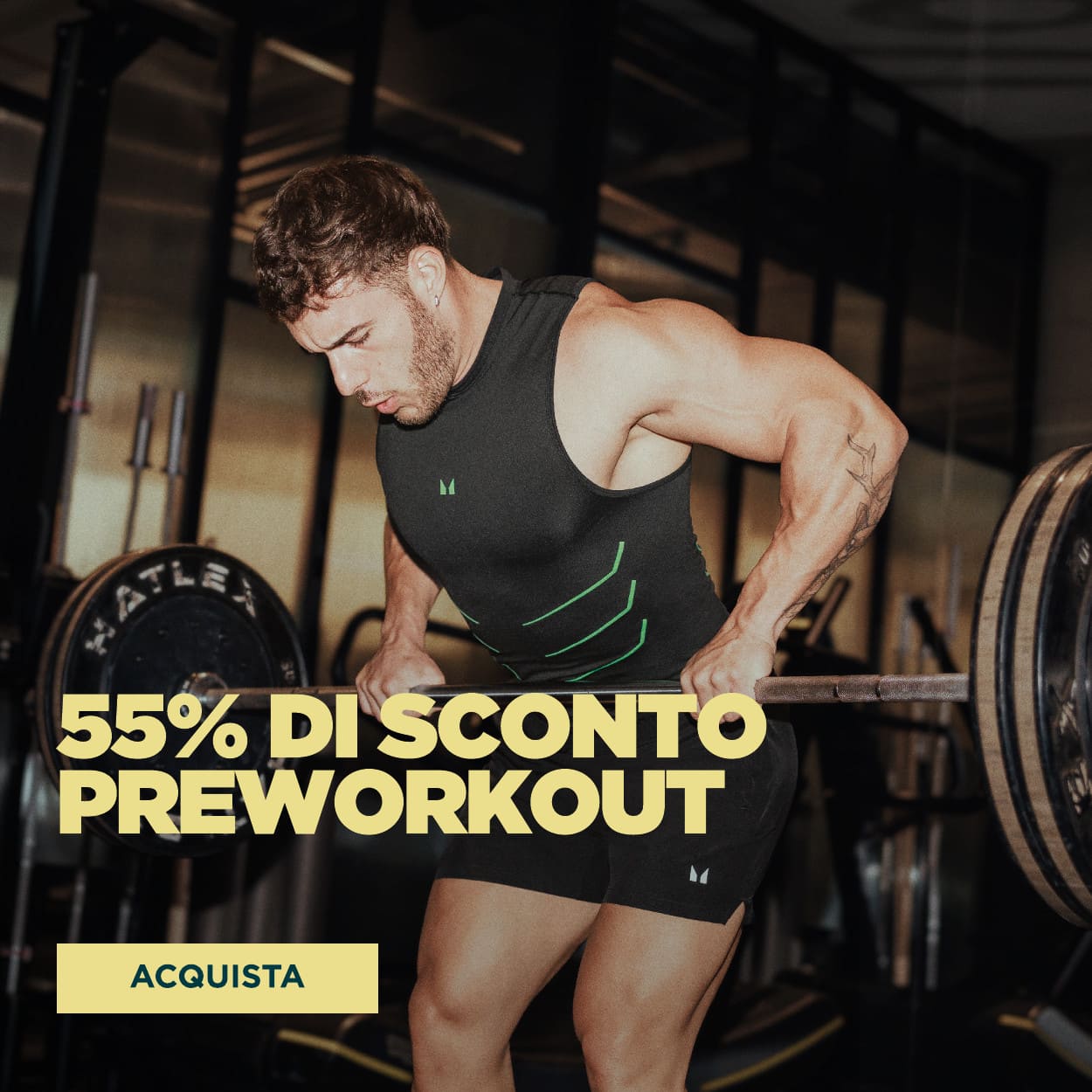 55% preworkout