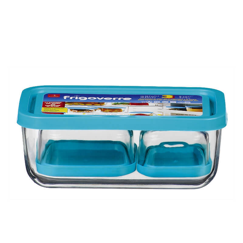 Frigoverre Classic Rectangular Food Container - Set 3 Pieces
