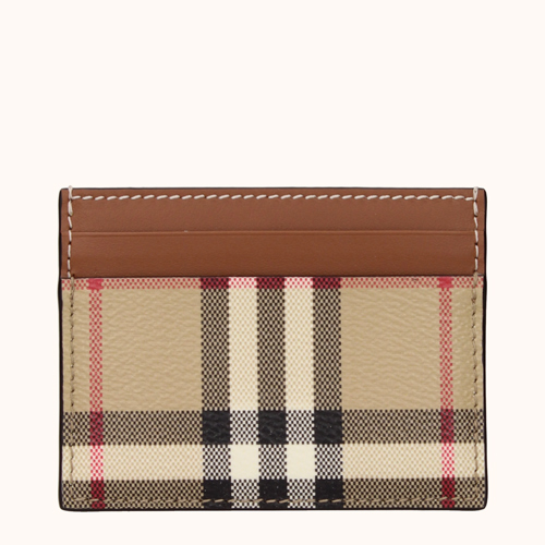 Burberry Document Holders Women Fabric Beige/Brown