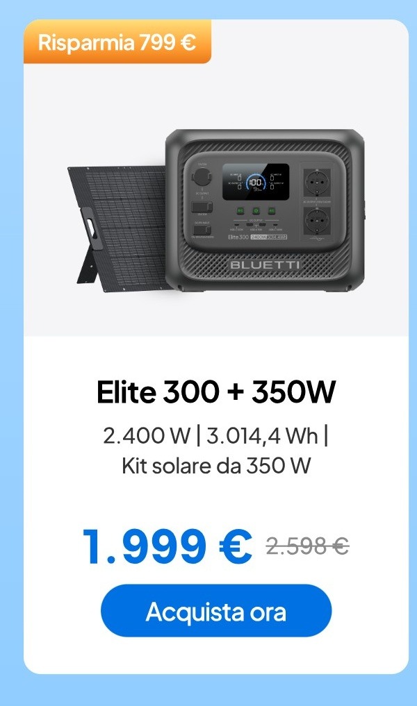 BLUETTI Elite 300 + 350W