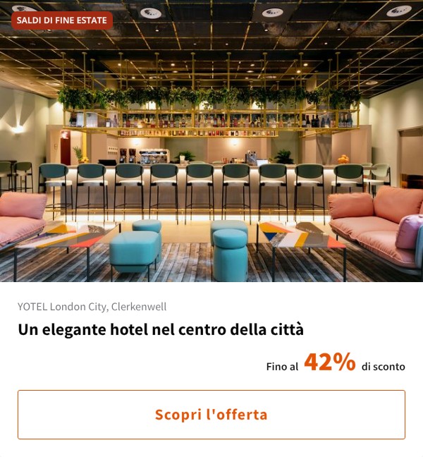 Un elegante hotel nel centro della città