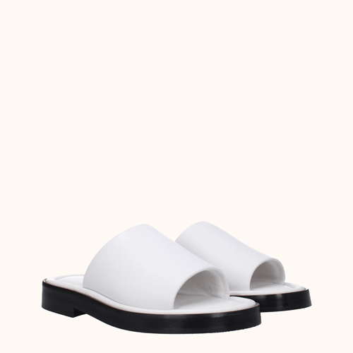 Salvatore Ferragamo Slippers and Clogs Women Leather White