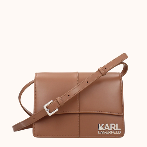 Karl Lagerfeld Crossbody Bags Women Polyurethane Brown/Land