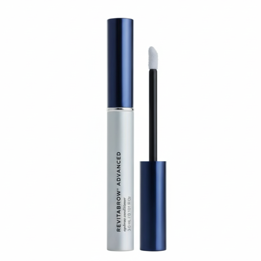 an image of a mascara with a blue tube and a white tube