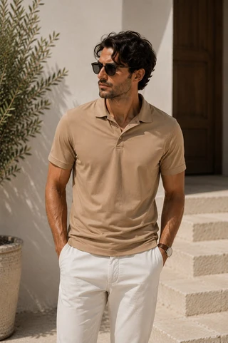 Polo Essential Beige