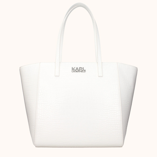 Karl Lagerfeld Shoulder Bags Women Polyurethane White/Off White