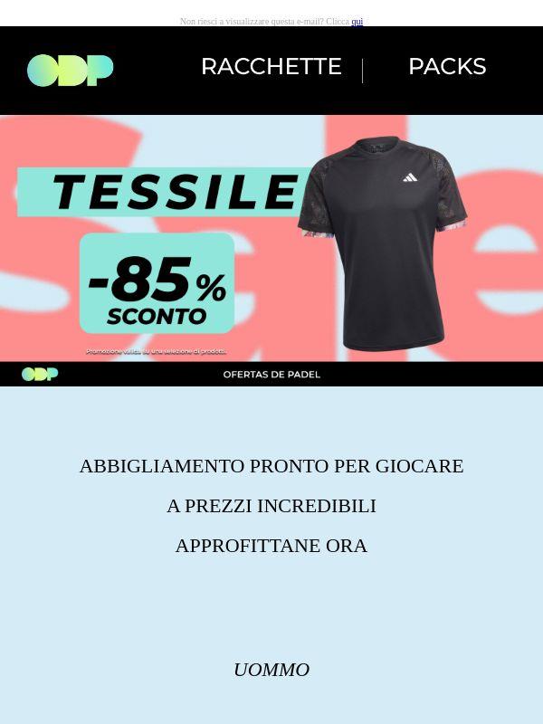 💰Abbigliamento da padel fino all’85% di sconto