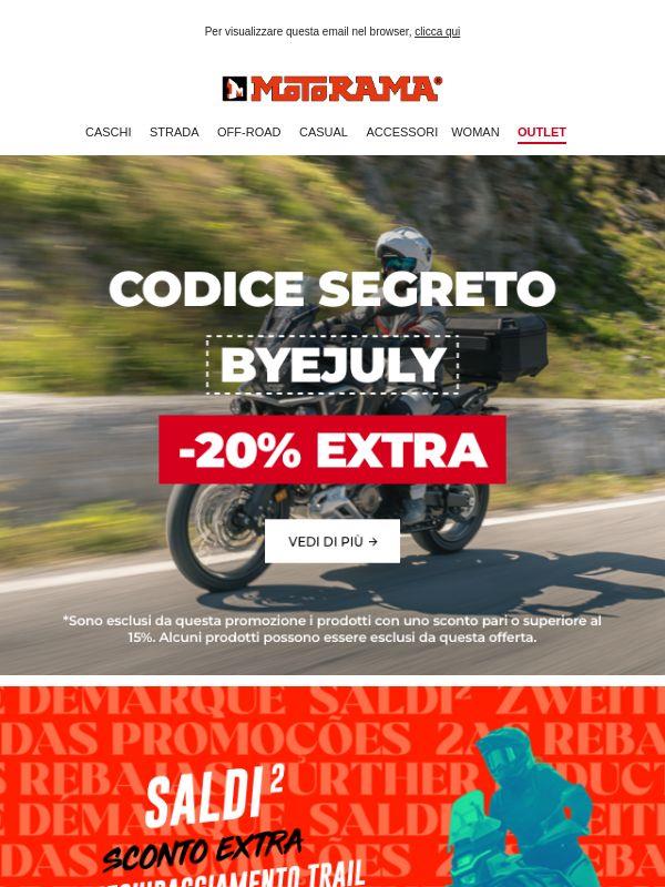 🤫 Addio luglio, ciao -20% EXTRA 🔓