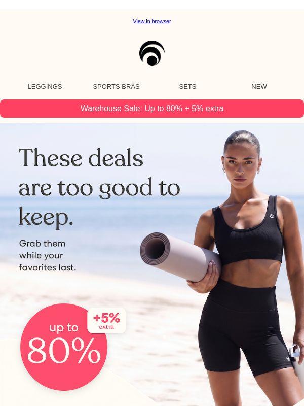 80% + 5% extra discount 🔥