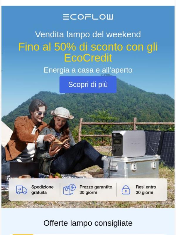 ⚡Vendita lampo del weekend: Tornano i prezzi dei saldi estivi