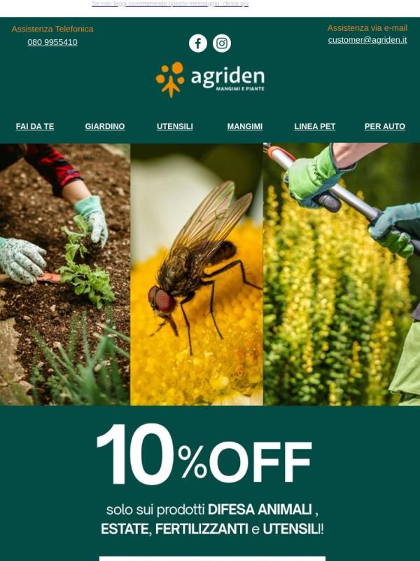 AGRIDAYS: risparmia il 10% sui tuoi acquisti 🌿