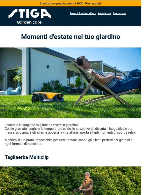 Momenti d'estate nel tuo giardino