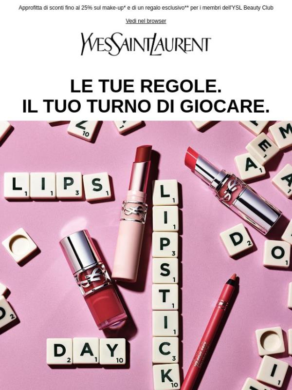 Un look labbra inconfondibile ti aspetta