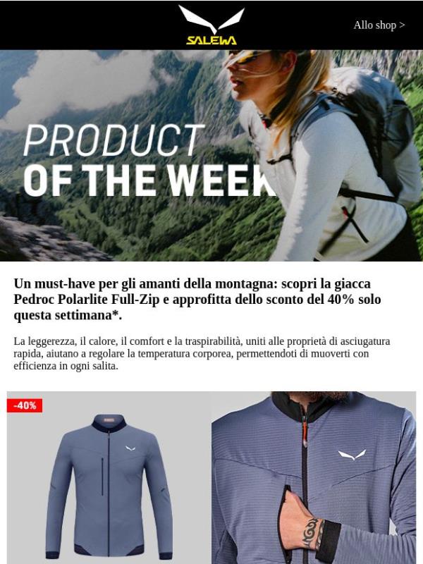 This week only: 40% off your favorite speed hiking jacket
