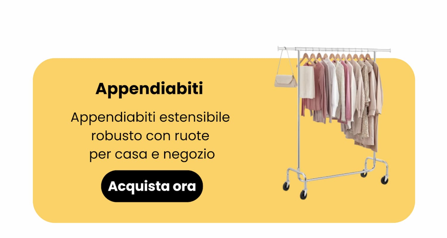 Appendiabiti con Rotelle 