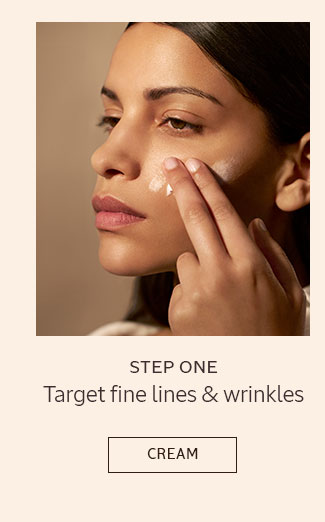 STEP ONE: TARGET FINE LINES & WRINKLES