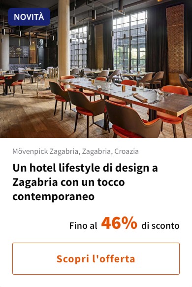Un hotel lifestyle di design a Zagabria con un tocco contemporaneo