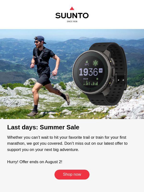 Last days: Summer Sale