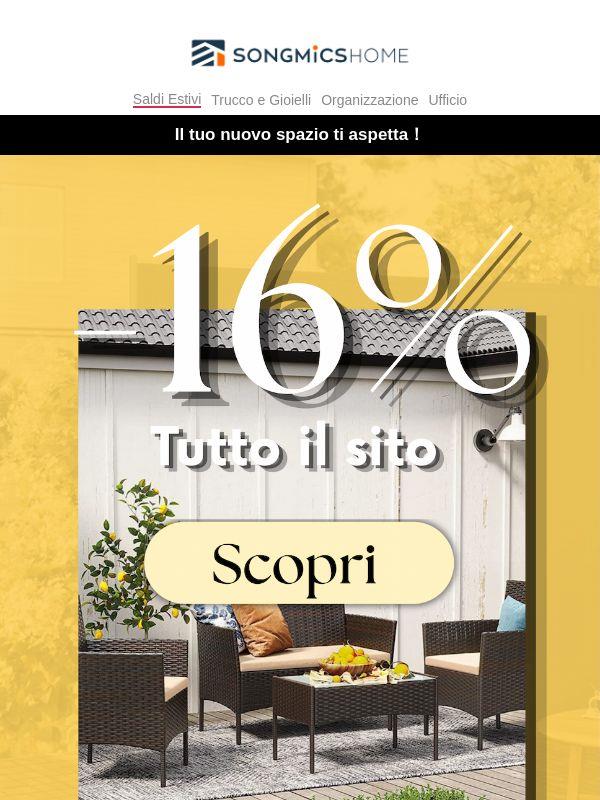 La tua casa merita qualcosa di nuovo –16%！