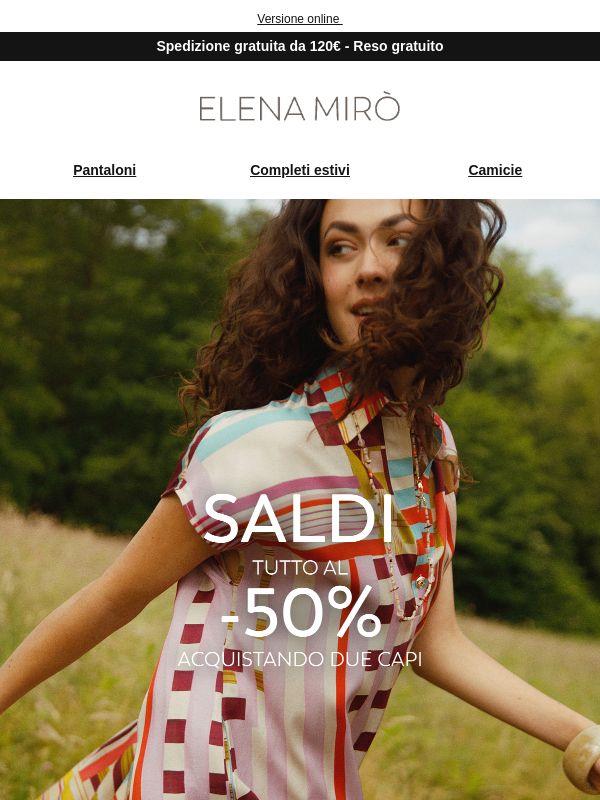 I saldi continuano: tutto al -50% acquistando due capi