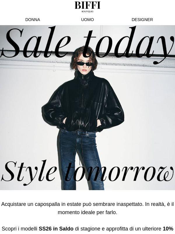 Un passo avanti, una stagione prima. 🍂 Acquista i capispalla in saldo con il 10% di sconto EXTRA