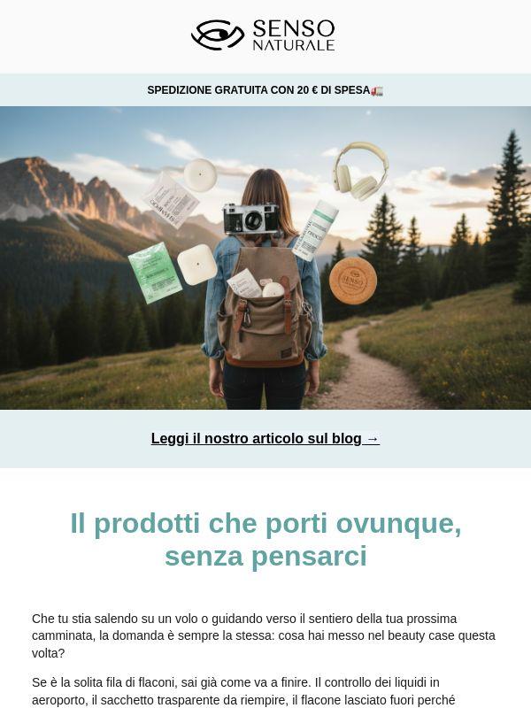 Il segreto per un beauty case leggero ✈️