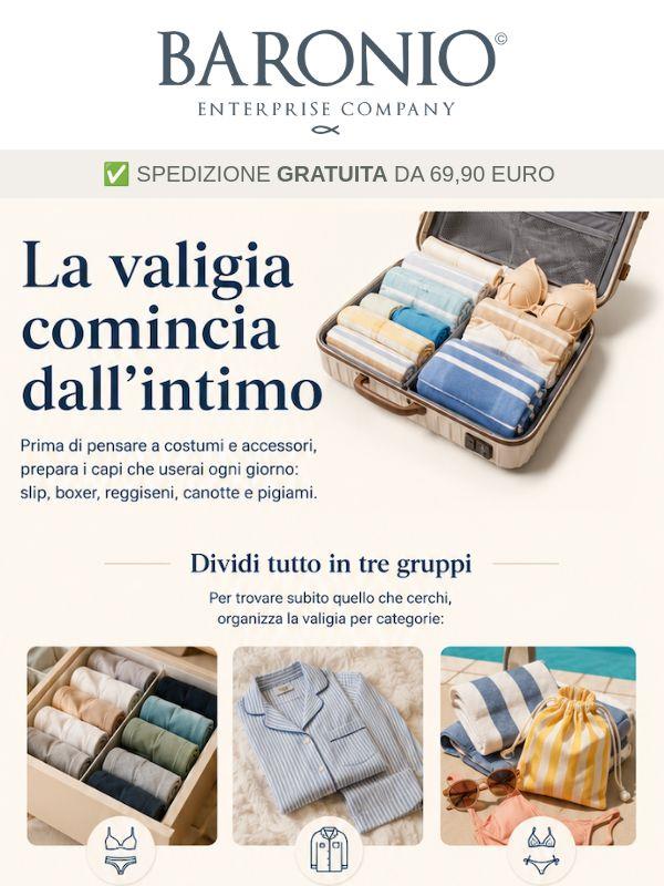 La valigia comincia dall’intimo ✈️