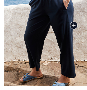 Pantaloni di felpa con taglio barrel, cuciture decorative e cintura elastica