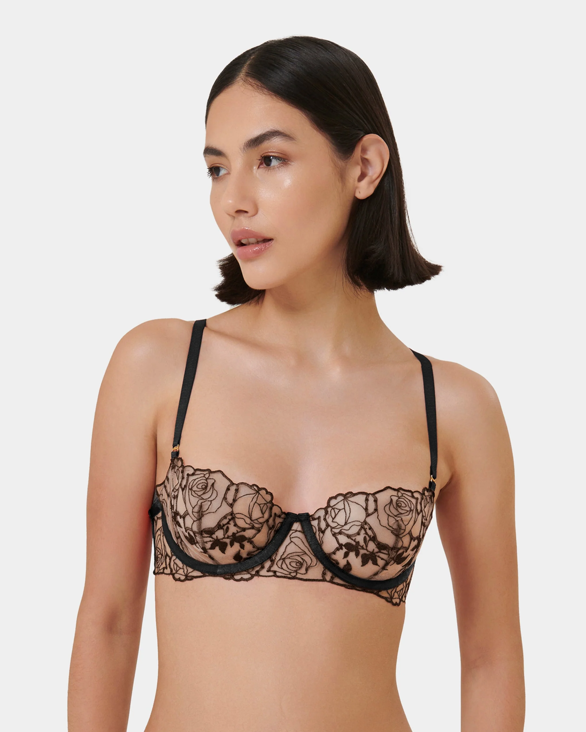 Image of Rosalie Reggiseno con Ferretto Nero/Trasparente