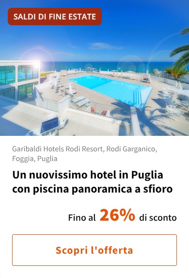 Un nuovissimo hotel in Puglia con piscina panoramica a sfioro