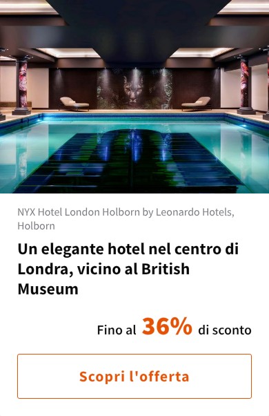 Un elegante hotel nel centro di Londra, vicino al British Museum