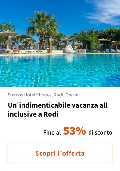 Un'indimenticabile vacanza all inclusive a Rodi