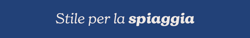 Stile per la spiaggia