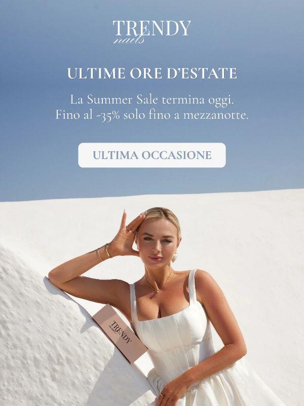 Ultime ore: la Summer Sale termina a mezzanotte ☀️