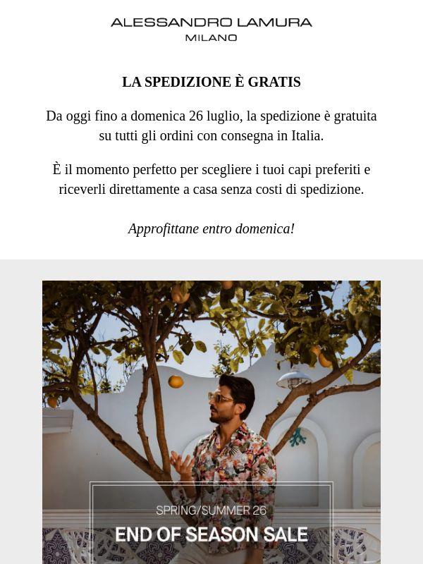 Ordina entro il 26 luglio: la consegna in Italia è gratuita.