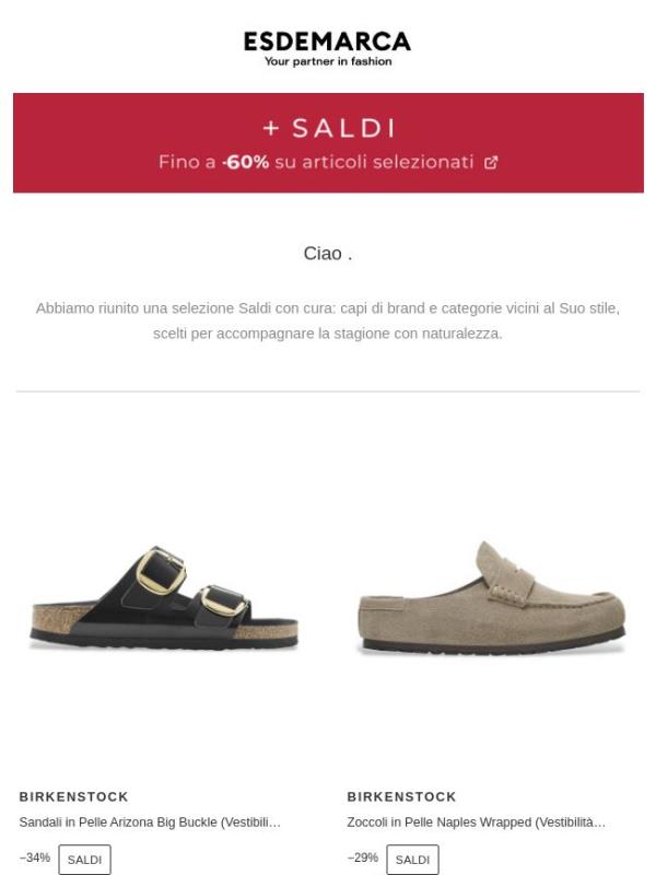 Saldi scelti con cura