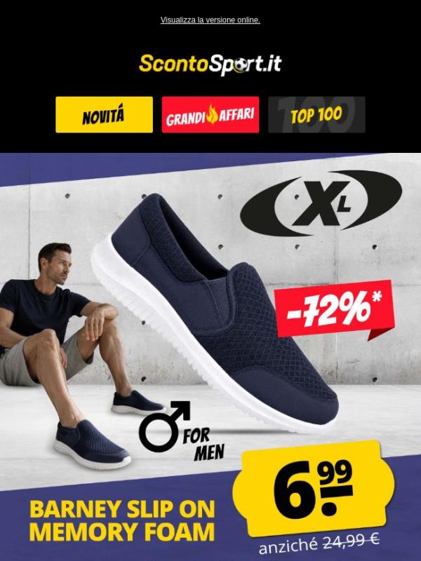 👟 6,99 € per scarpe da uomo con suola in memory foam?!