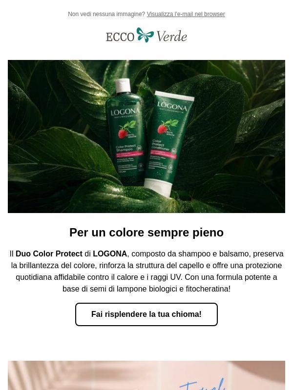 🤩 Massima luminosità con Color Protect di LOGONA