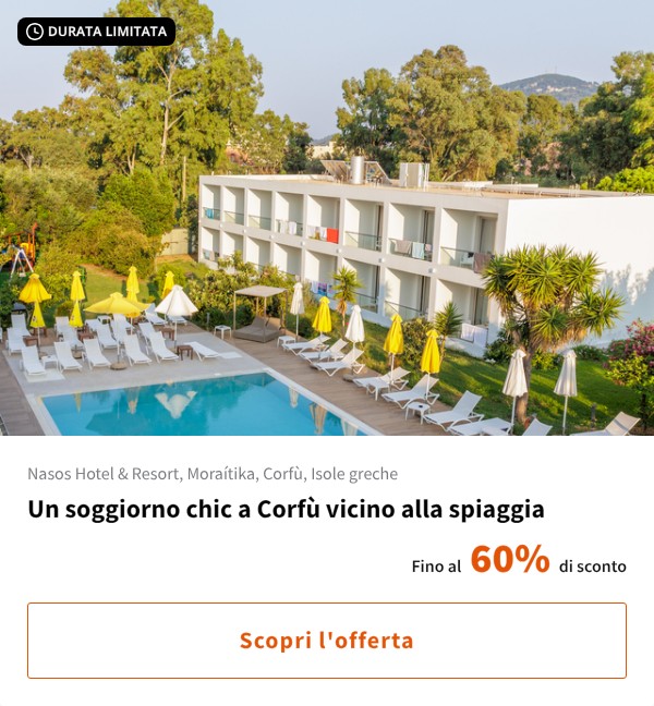 Un soggiorno chic a Corfù vicino alla spiaggia