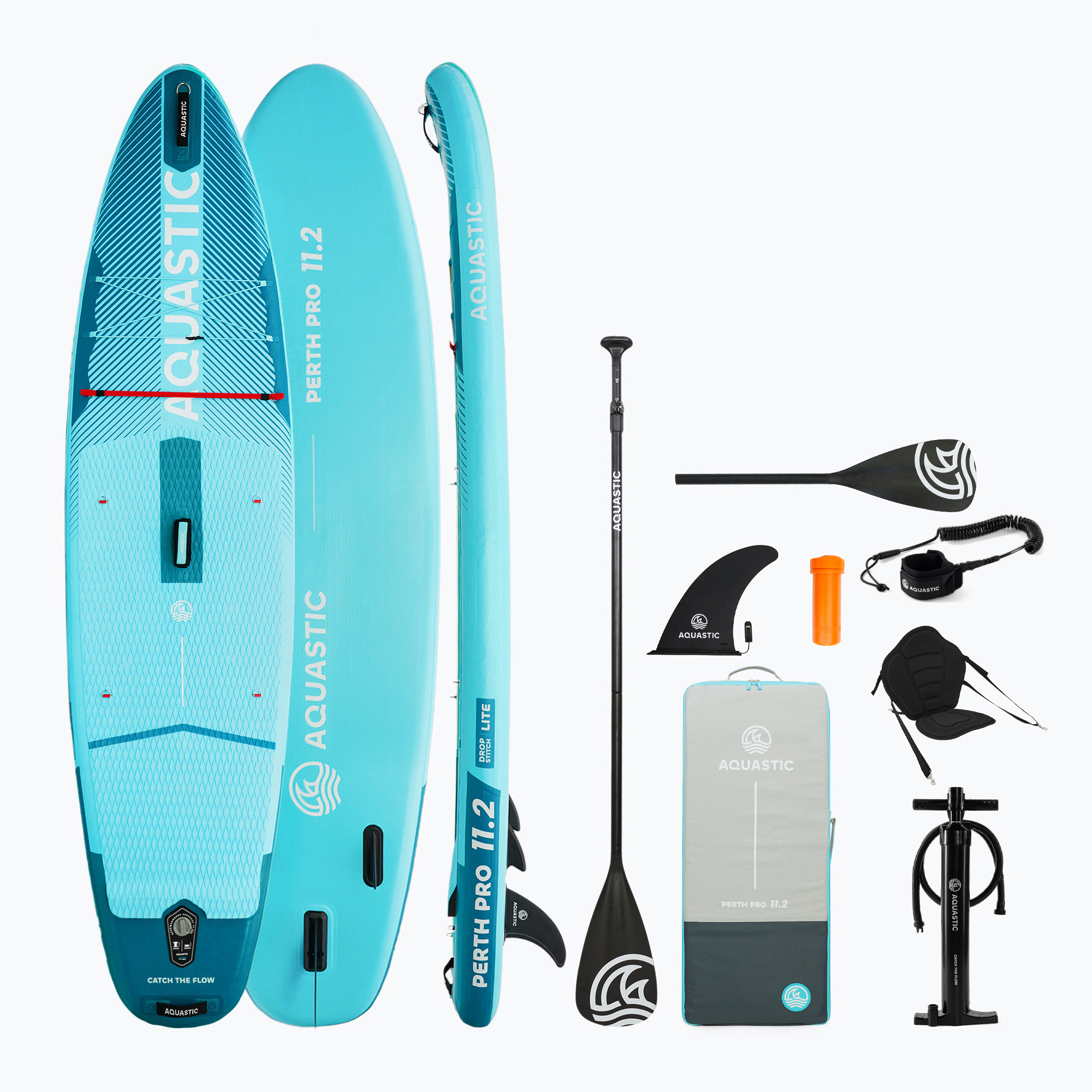 Set tavola SUP gonfiabile AQUASTIC Perth Pro 11'2
