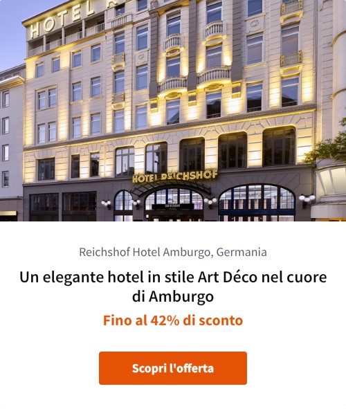 Un elegante hotel in stile Art Déco nel cuore di Amburgo