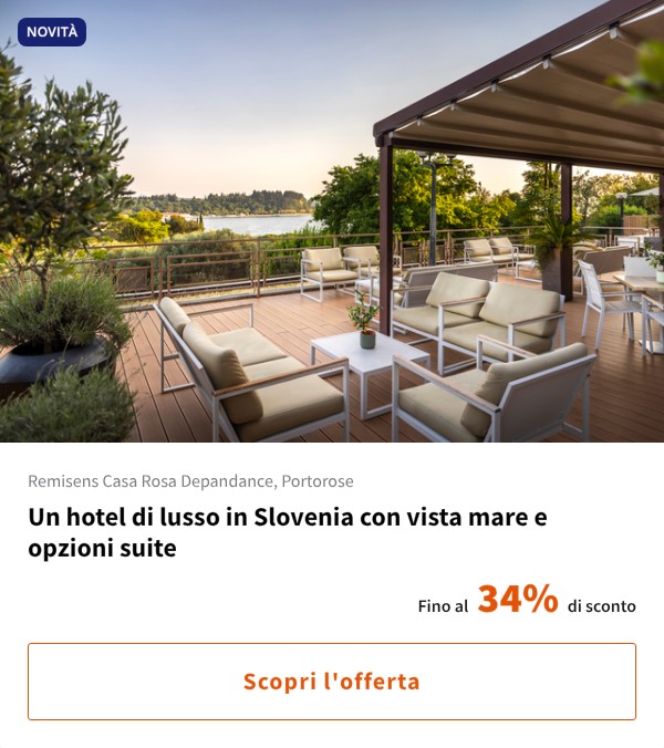 Un hotel di lusso in Slovenia con vista mare e opzioni suite