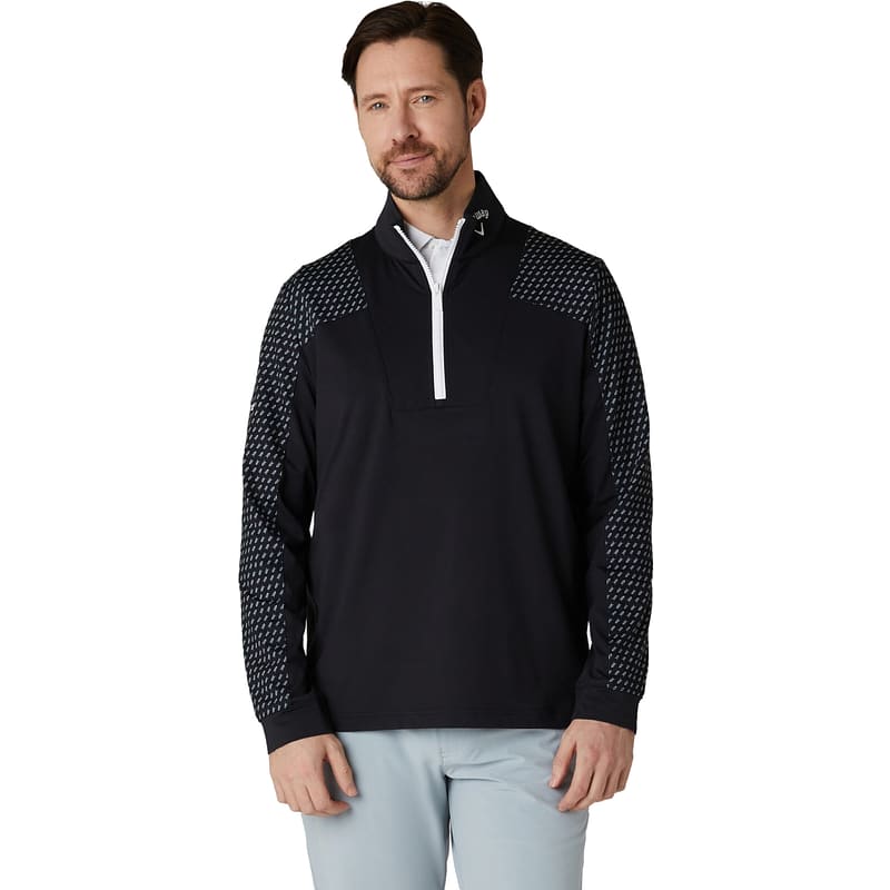 Maglia con zip 1/4 di Odyssey Chev Motion Print
