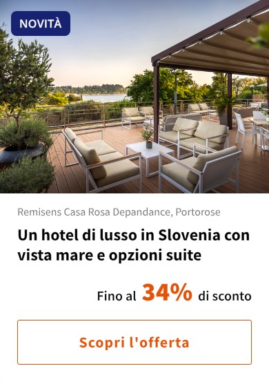 Un hotel di lusso in Slovenia con vista mare e opzioni suite