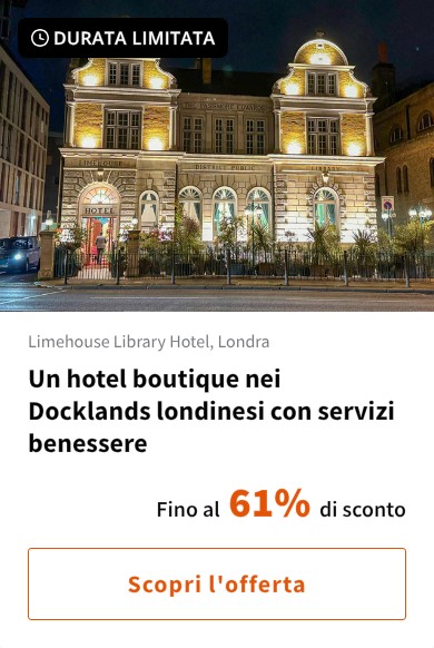 Un hotel boutique nei Docklands londinesi con servizi benessere
