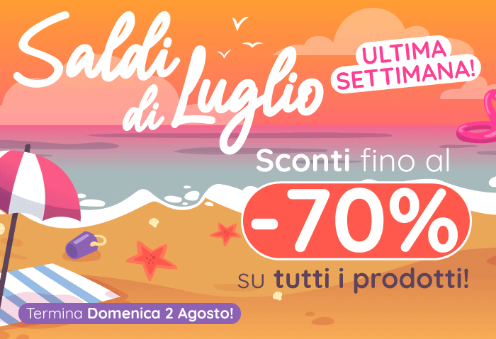 SALDI FINO AL 70%