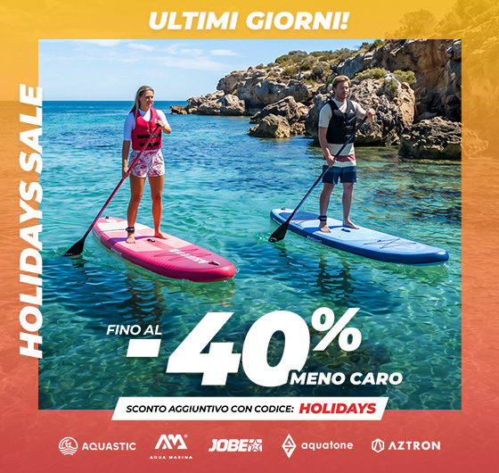 Ultime ore degli Holidays Sale: fino al -40%!