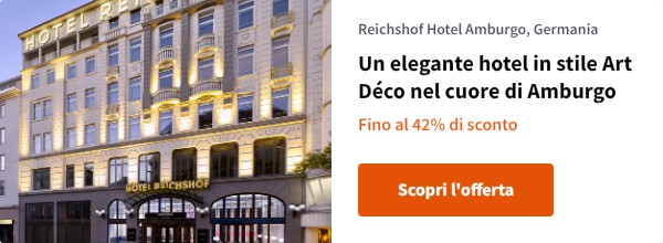 Un elegante hotel in stile Art Déco nel cuore di Amburgo