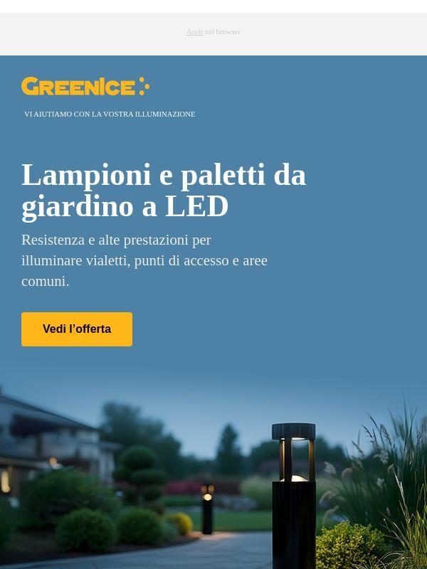 Nuovi Lampioni LED per esterni: illumina giardini e vialetti con stile